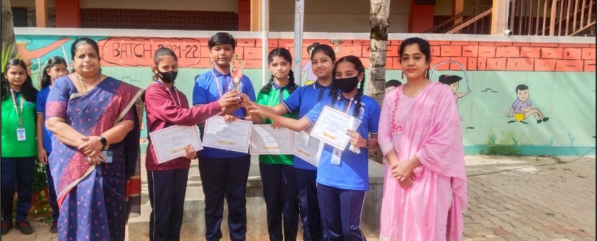 Dance Competition Winner held at Euro School